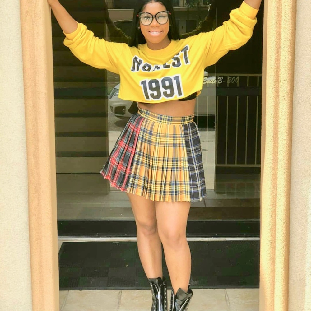 HONEST CROP SWEATSHIRT